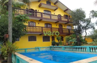 Chácara com 7 dormitórios à venda, 1000 m² por r$ 1.000.000,00 - balneário salto grande - americana/sp