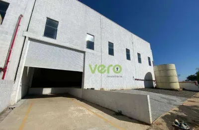 Galpão para alugar, 927 m² por r$ 15.585,53/mês - parque industrial souza queiroz - limeira/sp