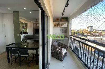 Apartamento com 3 dormitórios à venda, 70 m² por r$ 690.000,00 - jardim ipiranga - americana/sp