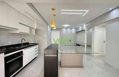 Apartamento com 2 dormitórios para alugar, 66 m² por r$ 2.497,00/mês - catharina zanaga - americana/sp