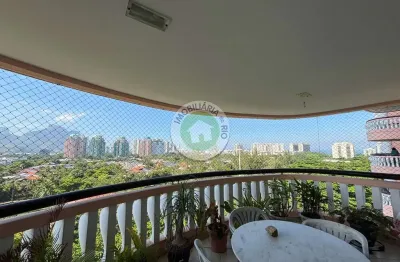 Imperdível oportunidade: apartamento de 3 quartos com suíte na barra da tijuca - rj, 131m² e 2 vagas de garagem!