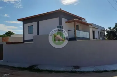 Imperdível! casa à venda em cabo frio-rj, no bairro guriri, com 3 quartos, 2 suítes, 1 sala, 3 banheiros, 2 vagas de garagem e 190,00 m².