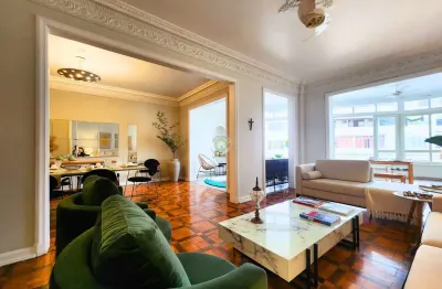 Espetacular apartamento à venda em copacabana, rio de janeiro - 4 quartos, 2 suítes, 2 salas, 5 banheiros, 1 vaga, 220m²!