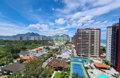 Rhr lindo apartamento com 2 suites, vista lateral mar, andar alto, sol da manhã, mobiliado.