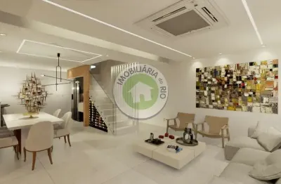 Cobertura de 255m², 3 suítes no condomínio saint tropez - barra da tijuca