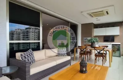 Apartamento de 376m², 4 suítes, sol da manhã no condomínio península saint barth - barra da tijuca
