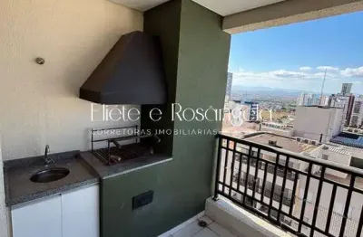 Apartamento com 2 dormitórios e varanda gourmet no aquárius- locação