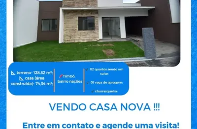 Casa em condomínio fechado com 2 quartos à venda na Avenida Sete de Setembro, Das Nações, Timbó