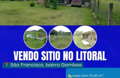 Chácara / sítio com 2 quartos à venda na Rua Geral do Forte, Gamboa, São Francisco do Sul