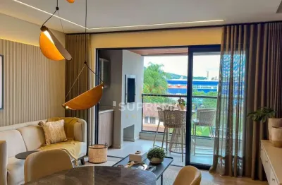 Apartamento decorado 1 suíte + 2 à venda, 90 m² por r$ 1.040.000 - saguaçu - joinville/sc