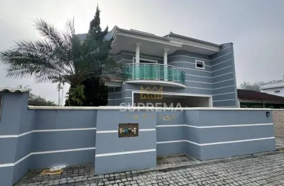 Casa com 4 dormitórios à venda, 300 m² por r$ 1.200.000,00 - iririú - joinville/sc