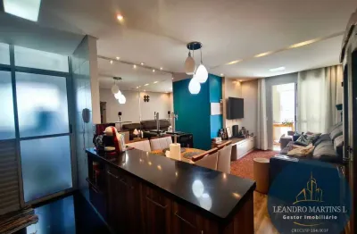 Apartamento à venda, 2 dormitórios, closet e varanda, campo grande - sp