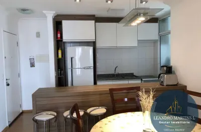 Apartamento para locação com 72 m² e 2 vagas - campo grande - sp