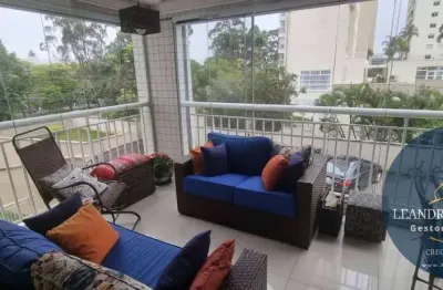Apartamento à venda com 117 m² e 04 dormitórios em campo grande - sp