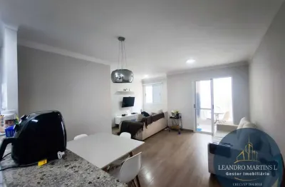 Apartamento à venda, 72m², sala amplia e Varanda Gourmet, Campo Grande - SP