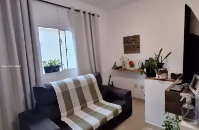 Casa sobreposta para venda em praia grande, melvi, 2 dormitórios, 1 banheiro, 1 vaga