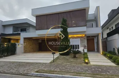 Sobrado em condomínio, 4 suítes, 457m², condomínio jardim do golfe 3.