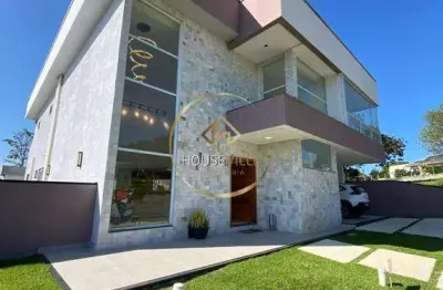 Casa em condomínio, 5 suítes, recanto santa bárbara, jambeiro/sp