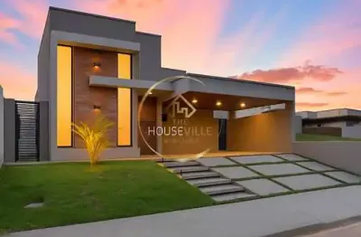 Casa térrea, 3 dormitórios(1 suíte), 158m², condomínio terras do vale.