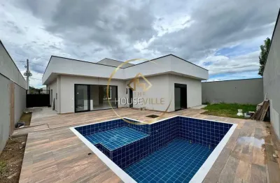 Casa térrea, 3 dormitórios ( 1 suíte), 2 vagas, ecopark bourbon , caçapava