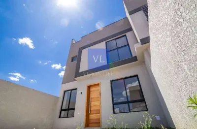 Viva com conforto e modernidade: sobrado novo com jardim no lindóia - curitiba!