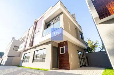 Casa em condomínio fechado com 3 quartos à venda na rua maranhão, 53, água verde, curitiba, 159 m2 por r$ 899.000