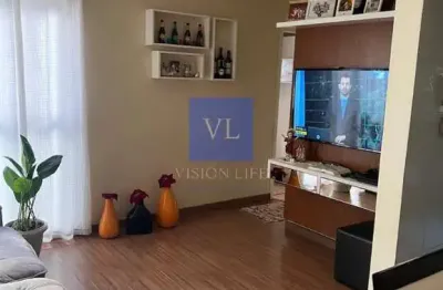 Apartamento aconchegante no condomínio cedros residencial - santa cândida: 2 quartos, 2 salas, 1 vaga, 47m². venha conhecer!