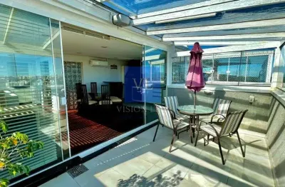 Cobertura à venda no boa vista, santa cândida, curitiba-pr: 3 quartos, 1 suíte, 2 salas, 3 banheiros, 2 vagas, 192m²!