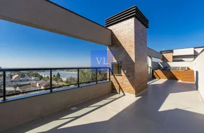 Belíssima cobertura no edifício brennand - cajuru: 3 quartos, 1 suíte, 2 salas, 4 banheiros, 2 vagas de garagem, 209m² de área