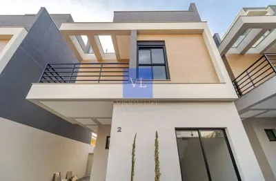 Sobrados tríplex de alto padrão em condomínio exclusivo no bacacheri, curitiba-pr: luxo e conforto em 167m² de área