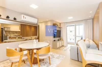 Apartamento de 3 quartos no cristo rei - curitiba/pr - mobiliado e com 2 vagas de garagem no botanique