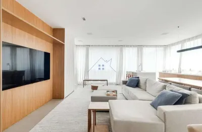 Apartamento no brooklin paulista com 3 suítes e 2 vagas 157m²
