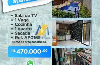 Apartamento com 1 quarto à venda no Campestre, Santo André 