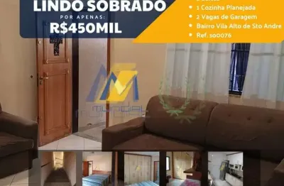 Casa com 2 quartos à venda na Vila Alto de Santo André, Santo André 