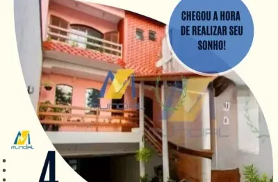 Casa com 4 quartos à venda na Vila Pires, Santo André 