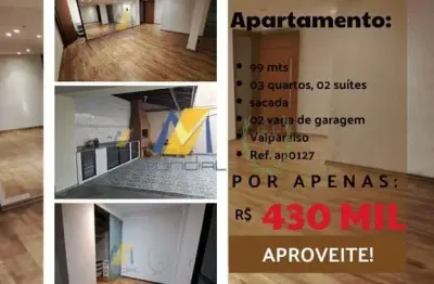 Apartamento com 3 quartos à venda na Vila Valparaíso, Santo André 