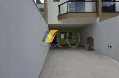 Lindo sobrado com suíte, 2 vagas a venda no parque oratório - santo andré