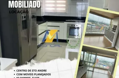 Apartamento com 3 quartos à venda na rua siqueira campos, centro, santo andré, 128 m2 por r$ 1.150.000