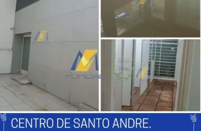 Casa comercial com 13 salas para alugar na Rua General Glicério, Centro, Santo André