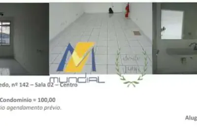 Sala comercial com 2 salas para alugar no Centro, Santo André 