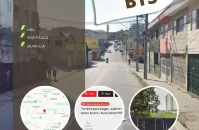 Terreno comercial para alugar na Vila Alto de Santo André, Santo André 