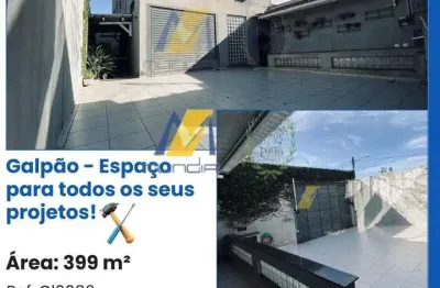 Excelente galpão para locação em santo andré, parque oratório