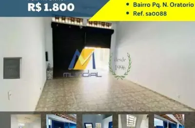 Ponto comercial para alugar no Parque Novo Oratório, Santo André 