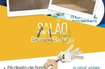 ???? excelente salão comercial para locação, no bairro bangú