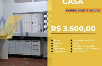 ???? alugo casa para fins residencias ou comercias em santo amaro - sp