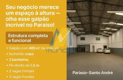 Seu negócio merece um espaço à altura, olha esse galpão incrível no paraíso