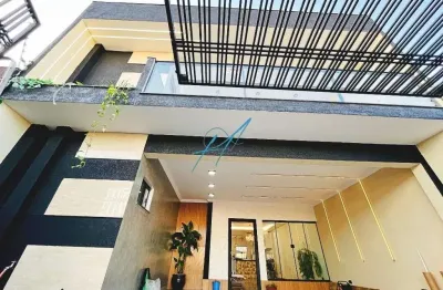 Perfeito sobrado com 4 dormitórios, lindo sofisticado moderno