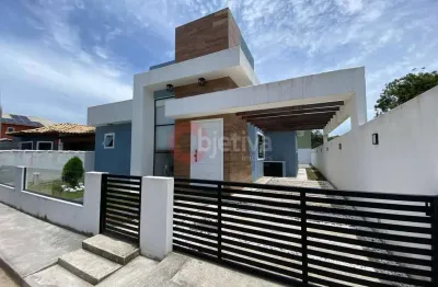 Casa linear, 3 quartos, mobiliada, cond. dos pássaros - cabo frio