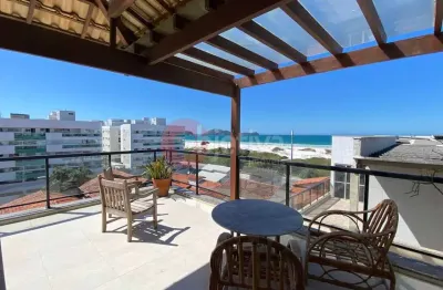Cobertura duplex, 3 quartos, vista mar, praia do forte - cabo frio