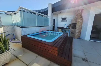 Cobertura duplex, 4 quartos, vista mar, braga - cabo frio